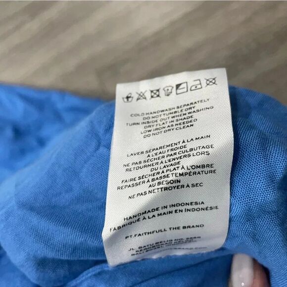 FAITHFULL THE BRAND Katya  Maxi Dress L USA 8 - Picture 4 of 13